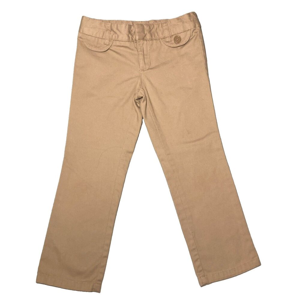 Girls Size 6 Khaki Tan French Toast Uniform Pants, GUC